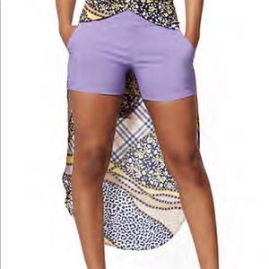 High waisted pull up 4” shorts